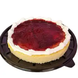 Pastel de queso con zarzamora o frutos del bosque