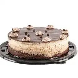 Pastel de cuatro chocolates