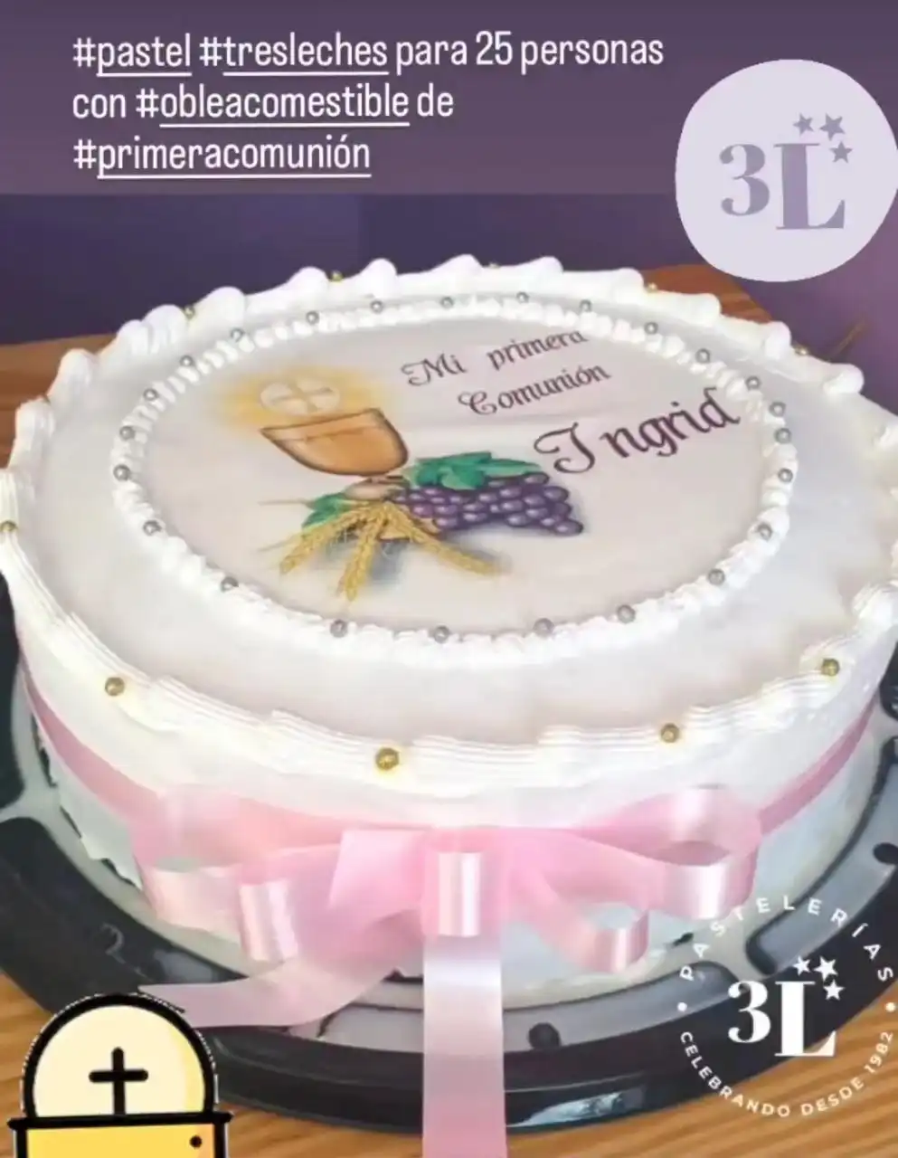 Pastel de primera comunión - Imagen 6