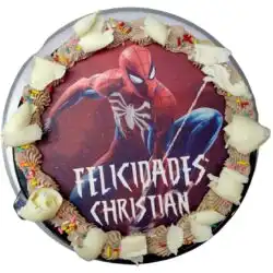 pastel de spiderman