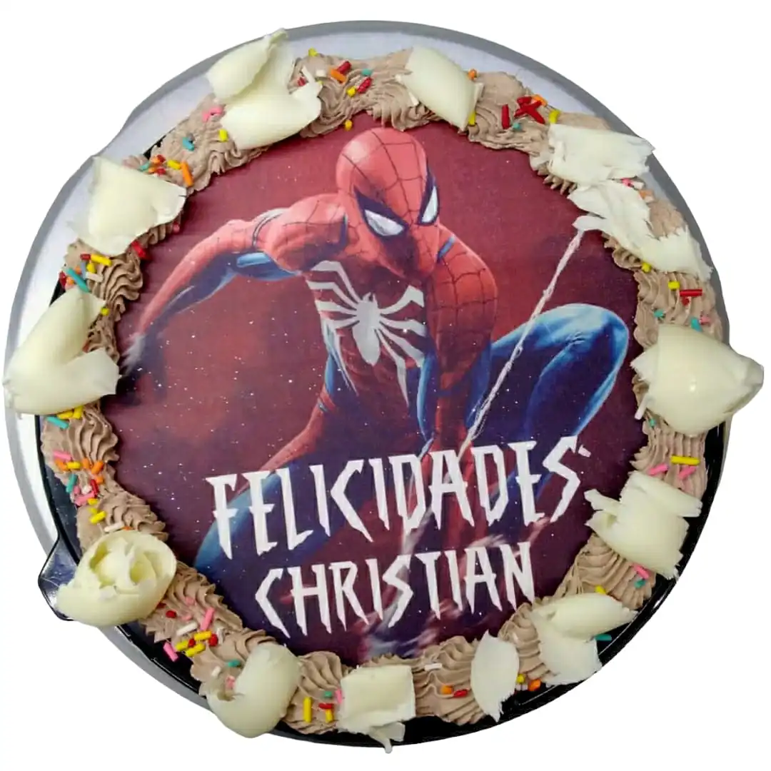 pastel de spiderman