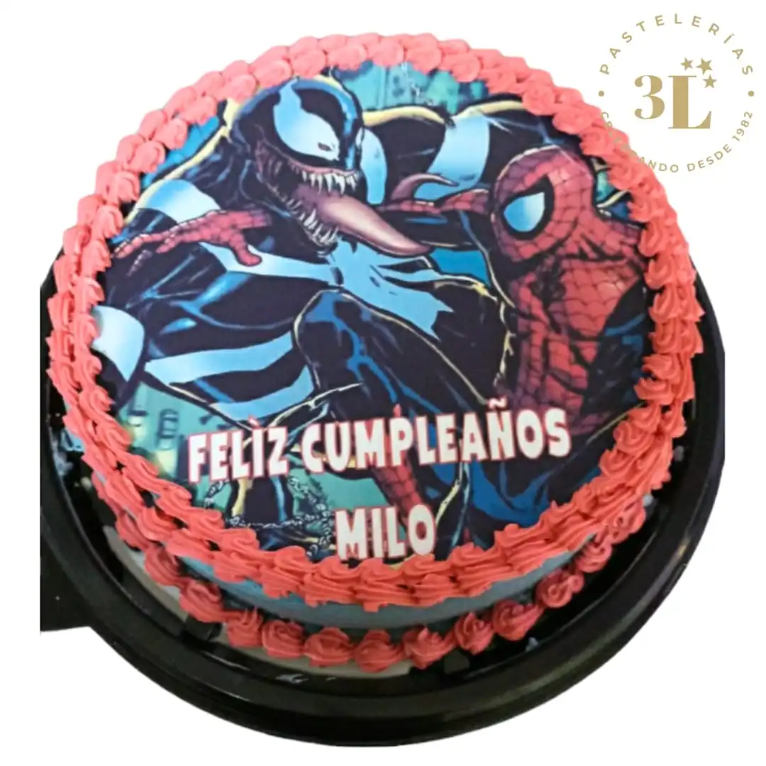 Pastel de Spiderman - Imagen 2